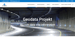 Desktop Screenshot of geodata.com.hr