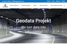 Tablet Screenshot of geodata.com.hr